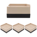 SHINEOFI Yardwe Heavy Duty Beige Plastic Furniture Riser for Home Use with Good Stability and Longevity