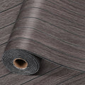 SHINEOFI  1 Roll Wood Grain Panels for Wall 40cm x 3D Faux Wood Wallpaper Self-Adhesive for Living Room Office Decor
