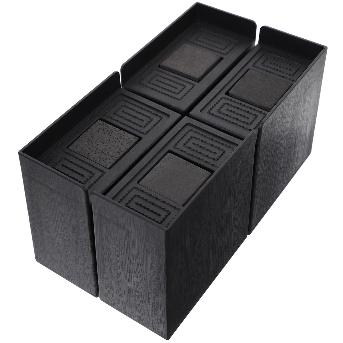 SHINEOFI 4pcs Bed Risers Heavy Duty ¨C Rubber Couch Lifters for Sofa, Table, Washing Machine ¨C Anti-Slip Furniture Riser Protectors