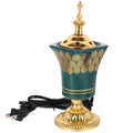 SHINEOFI Electric Incense Burner ¨C Middle Eastern Style Censer Plug-In ¨C US Plug 110V ¨C Ceramic & Iron Home Decoration for Aromatherapy