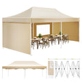 SHINEOFI 10x20 Pop Up Canopy Tent, Thicken Frame Commercial Heavy Duty Tent Outdoor Canopies for Events, Parties
