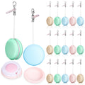 SHINEOFI 18 Pcs Macaron Phone Screen Cleaners ¨C Cute Cleaning , Cellphone Lanyard & Bag Pendant ¨C Decorative Double-Sided Screen Cleaner