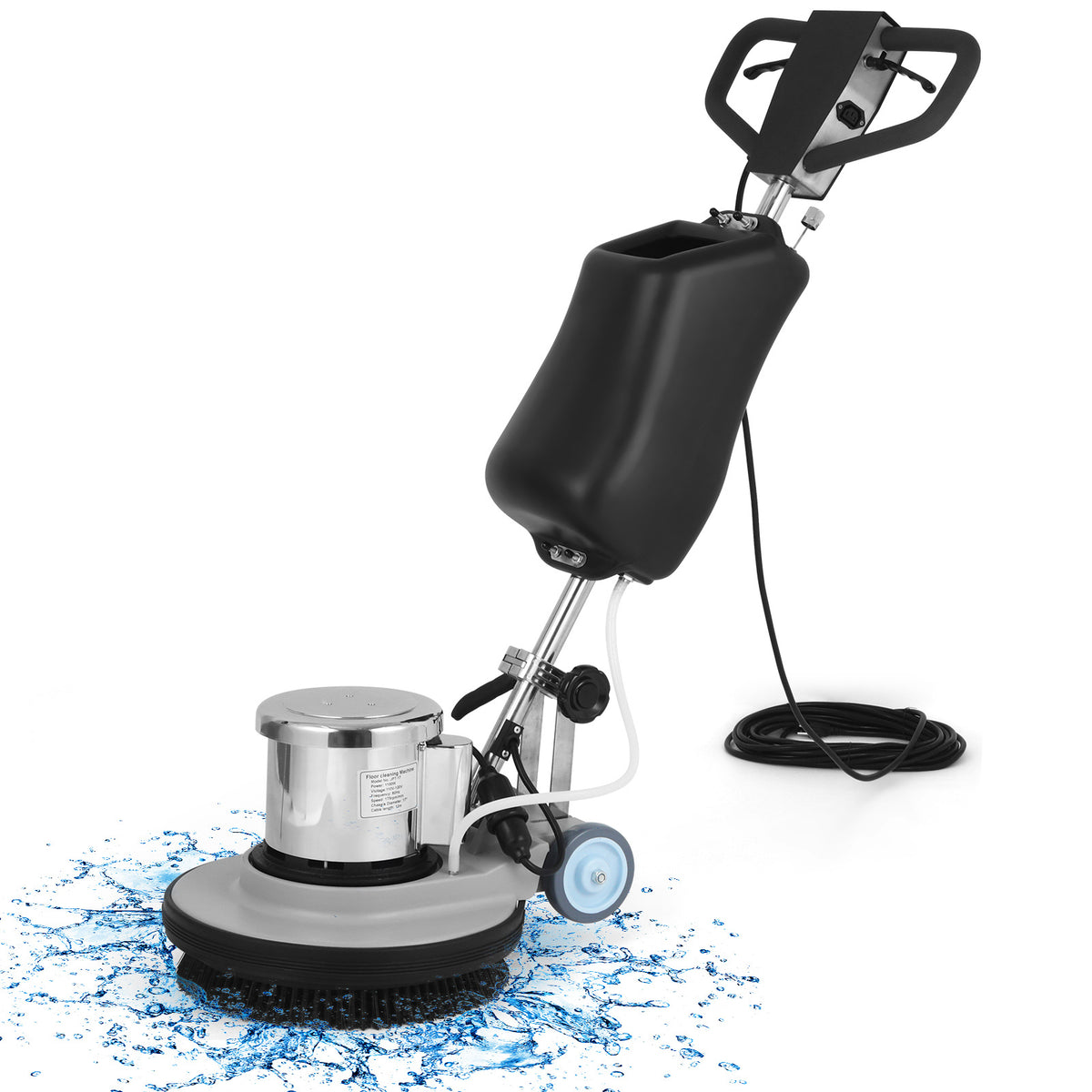 SHINEOFI Floor Buffer Machine: 1100w Multi-function Electric Floor Scrubber And Polisher - Efficient Carpet Cleaner for Hardwood Tile And Commercial Use