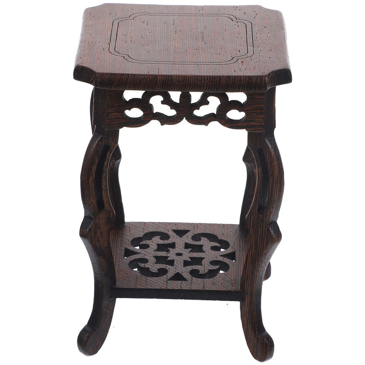 SHINEOFI 1pc Plant Stand Indoor Wooden Plant Stool Round Stand Risers for Decor Plant Pedestal Stand Farmhouse Rustic Decorative Display Flower Holder Pedestal Board