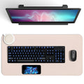 SHINEOFI Large Desk Mat Table Protector Mouse Pad with Strap Non-Slip Base for Office, Gaming, Nail Art, 60x30cm