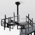 SHINEOFI 4 tv ceiling mount for 32-65 inch Flat Screen Displays 360¡ã Swivel Tilt Height Adjustable 4 sided ceiling TV mount 440 Lbs Capacity
