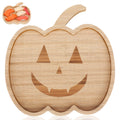 SHINEOFI Halloween Pumpkin Shaped Serving Plate Multipurpose Snack Candy Fruit Platter for Halloween Party Home Kitchen Decor